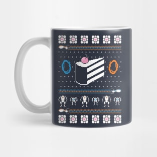 The Christmas Cake Is A Lie Mug